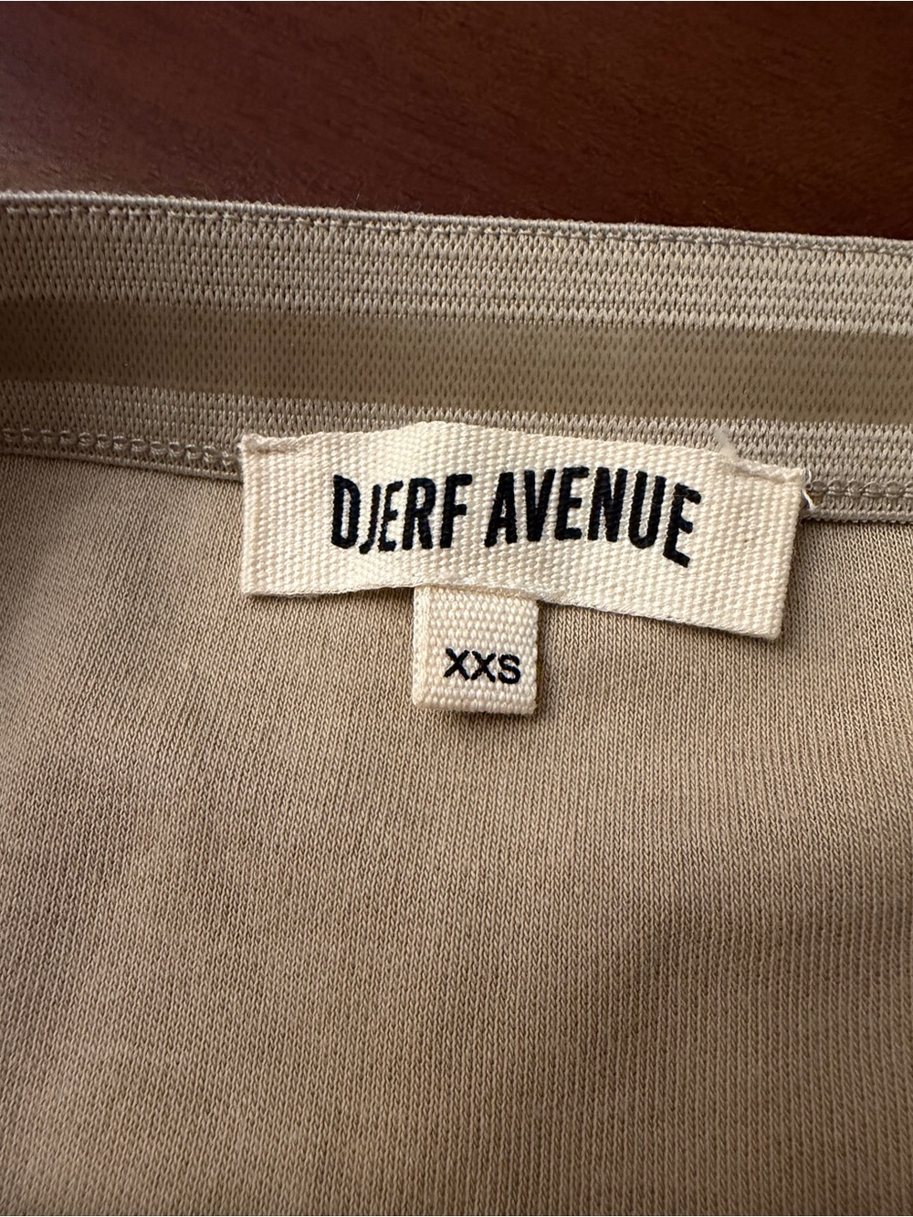Djerf Avenue Tube Nougat Strapless Mini Dress in Taupe (129) - Picture 6 of 7